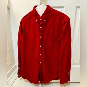 J Crew Burgundy Dress Shirt (Style #J6180)